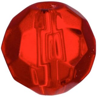 Vike Red Glass Bead 6mm