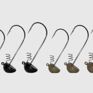 Hillbilly Poison Stand-Up Shakey Head (Black)