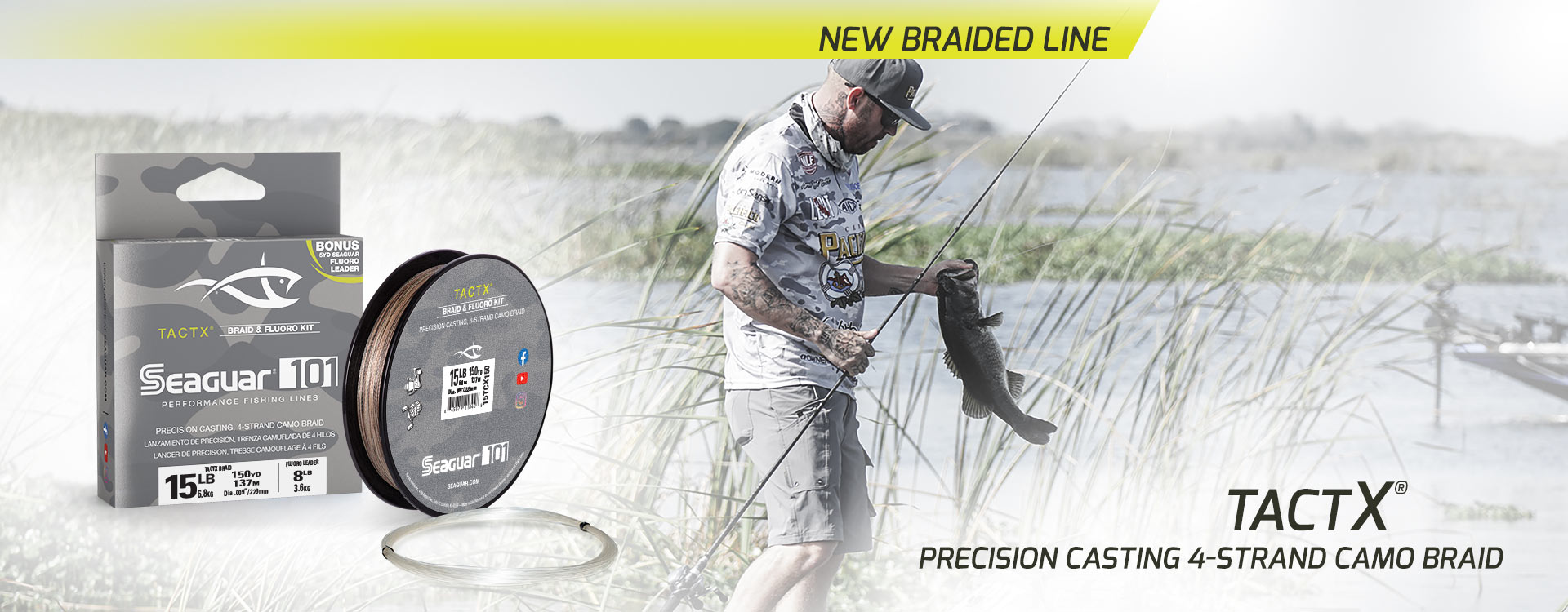 Seaguar TactX Braid & Fluorocarbon Kit (150yards) - The Bass Shop