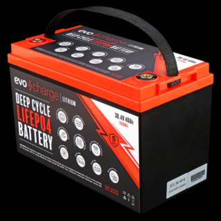 EvoCharge 36V 40Ah LiFePO4 Lithium Battery (36.4V 40Ah - Bluetooth)