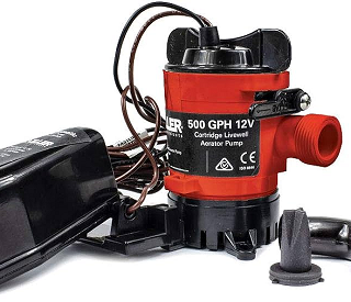 Moeller 500 GPH Cartridge Bilge Pump with Float Switch(Auto)