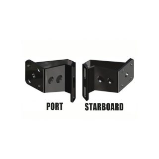 Power-Pole Dual Brace Side Mount Kit to Jack Plate 5in Setback - 4in Rise