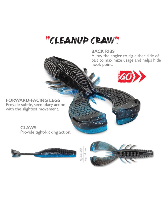 Rapala Crush City Cleanup Craw - Image 4